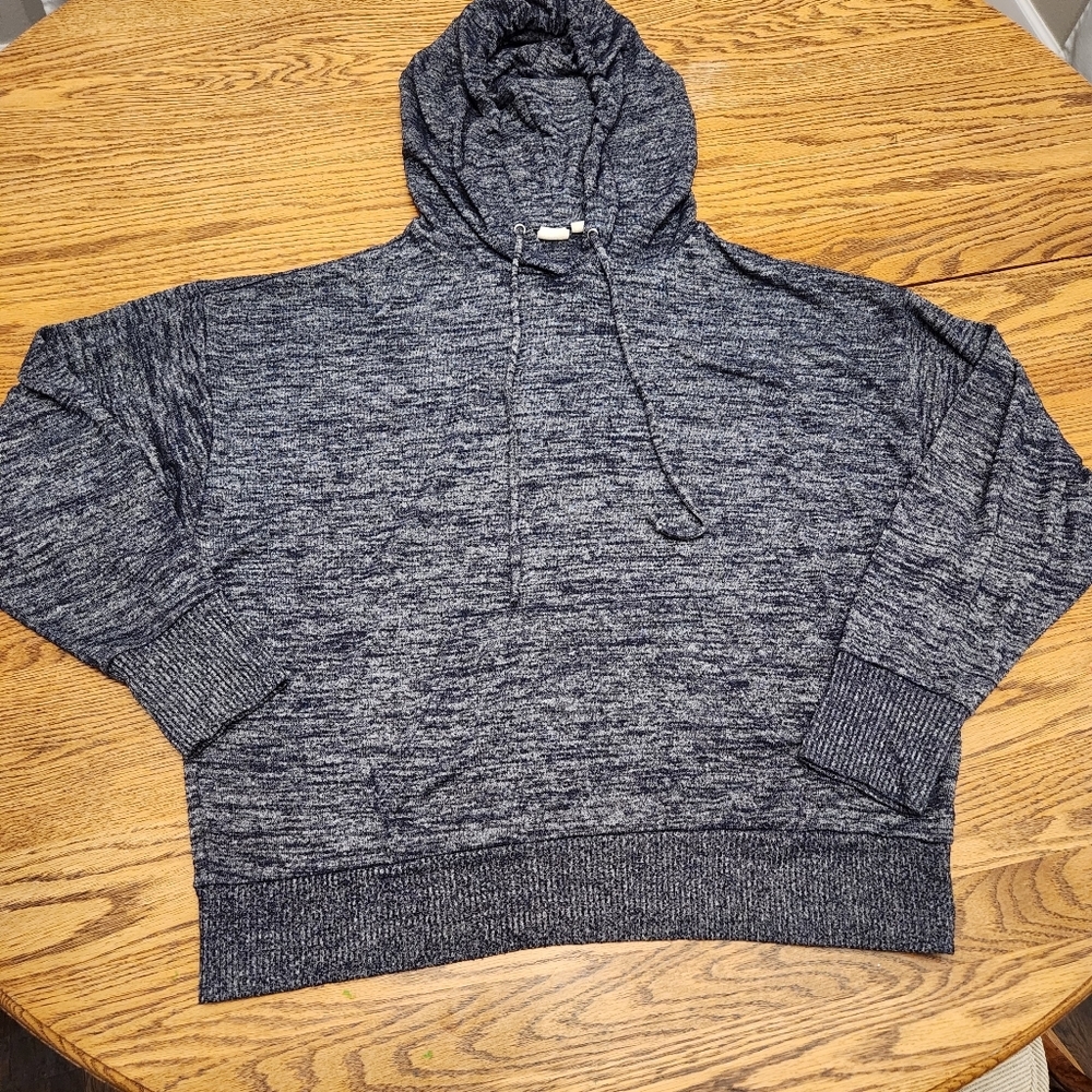 GAP Soft Heathered Navy Hoodie Size M